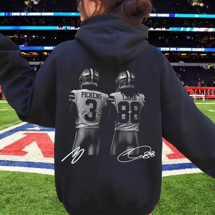 George Pickens Ceedee Lamb Graphic Vintage Dallas Football Retro 90s T-Shirt / Sweatshirt / Hoodie