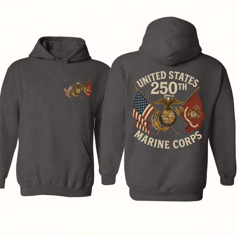 250th Anniversary American Eagle Globe Anchor Graphic T-Shirt / Sweatshirt / Hoodie