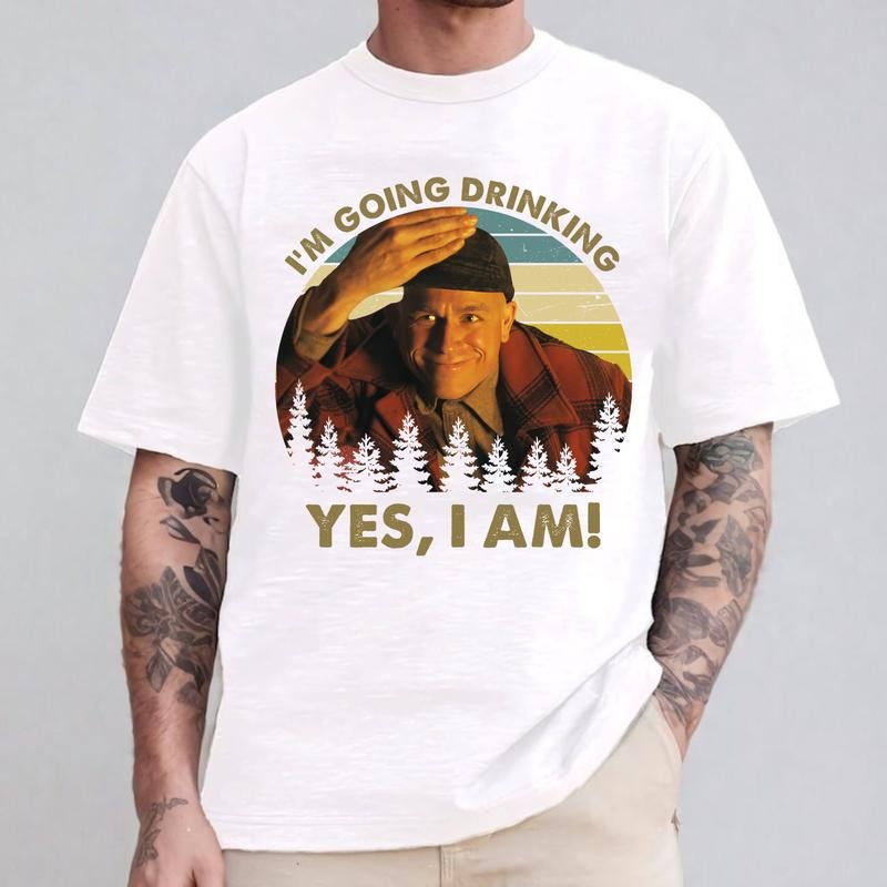 Charlie Hunnam as Ed Gein I'm Going Drinking T-Shirt / Sweatshirt / Hoodie