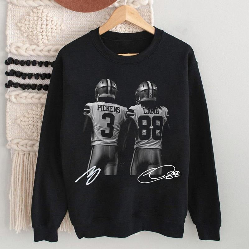 George Pickens Ceedee Lamb Graphic Vintage Dallas Football Retro 90s T-Shirt / Sweatshirt / Hoodie