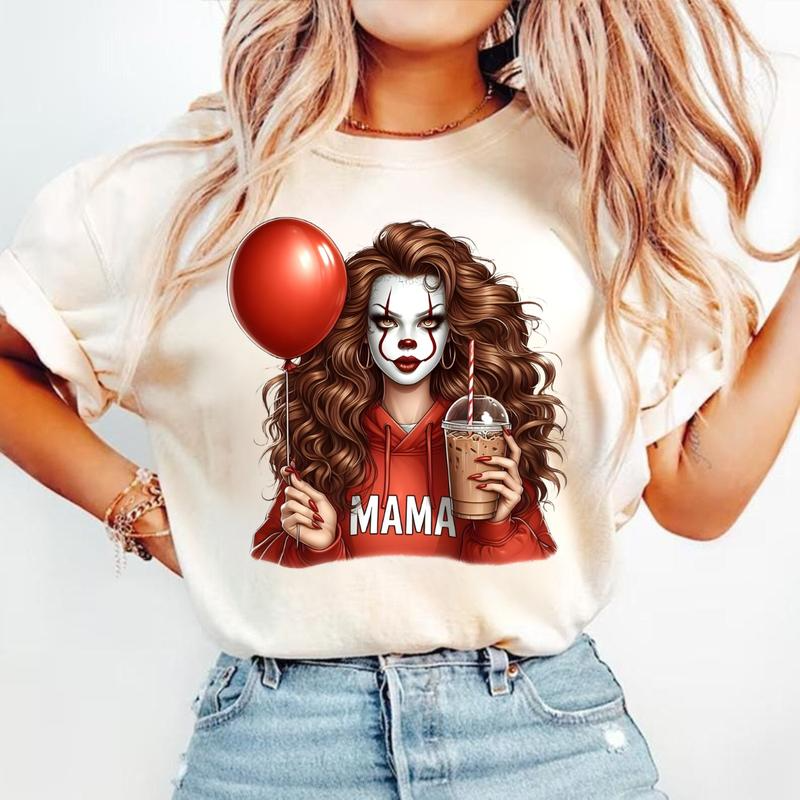 Spooky Mama Halloween Cool Mom Gift Graphic T-Shirt / Sweatshirt / Hoodie