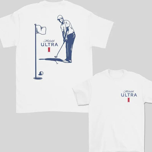Michelob Ultra Golfing Double Sided T-Shirt / Sweatshirt / Hoodie