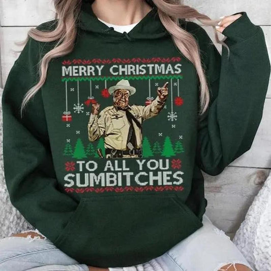Buf0rd T Merry Christmas You Sumbtches T-Shirt / Sweatshirt / Hoodie