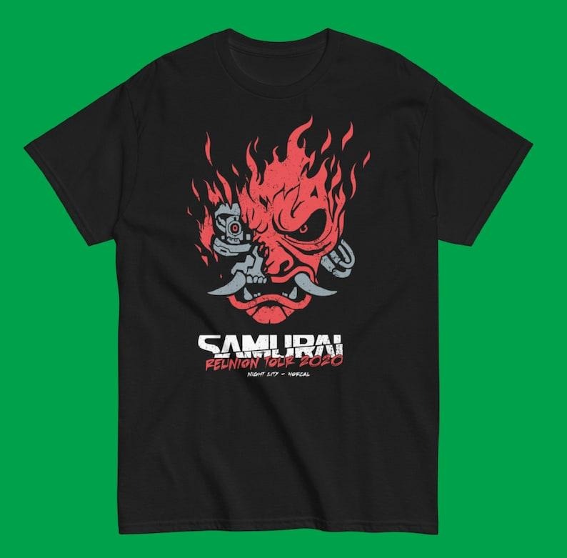 Samurai Reunion Tour Cyberpunk Style Retro Graphic T-Shirt / Sweatshirt / Hoodie