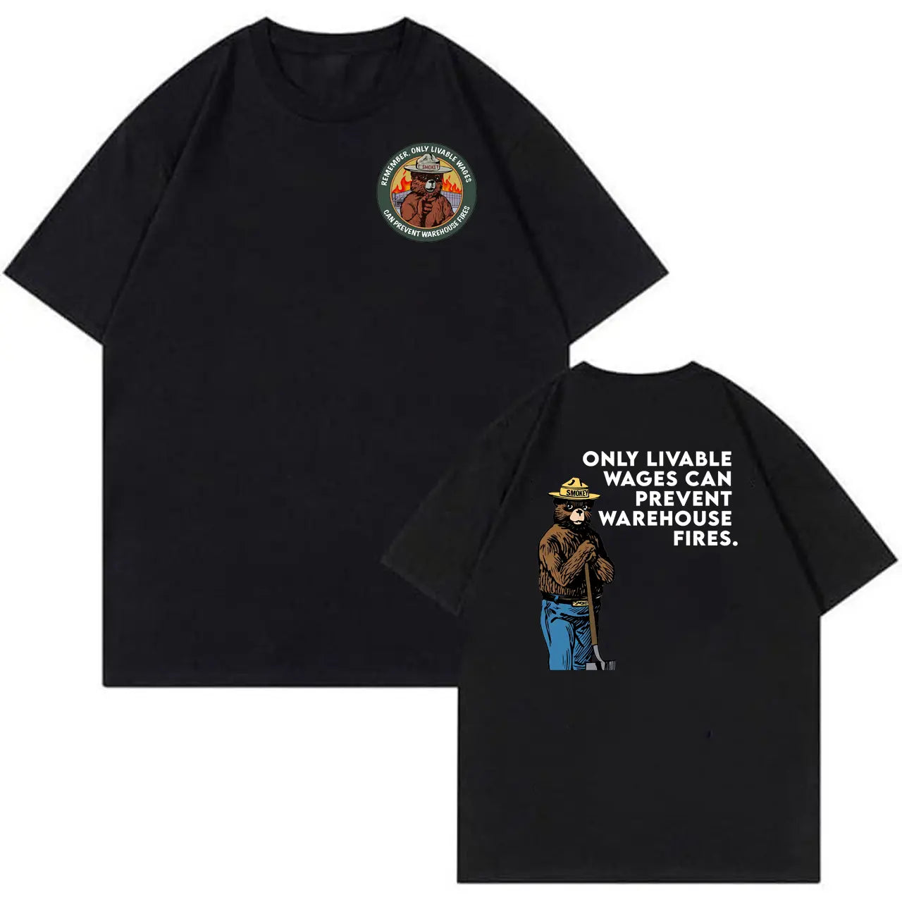 Smokey Bear Parody Graphic T-Shirt / Sweatshirt / Hoodie