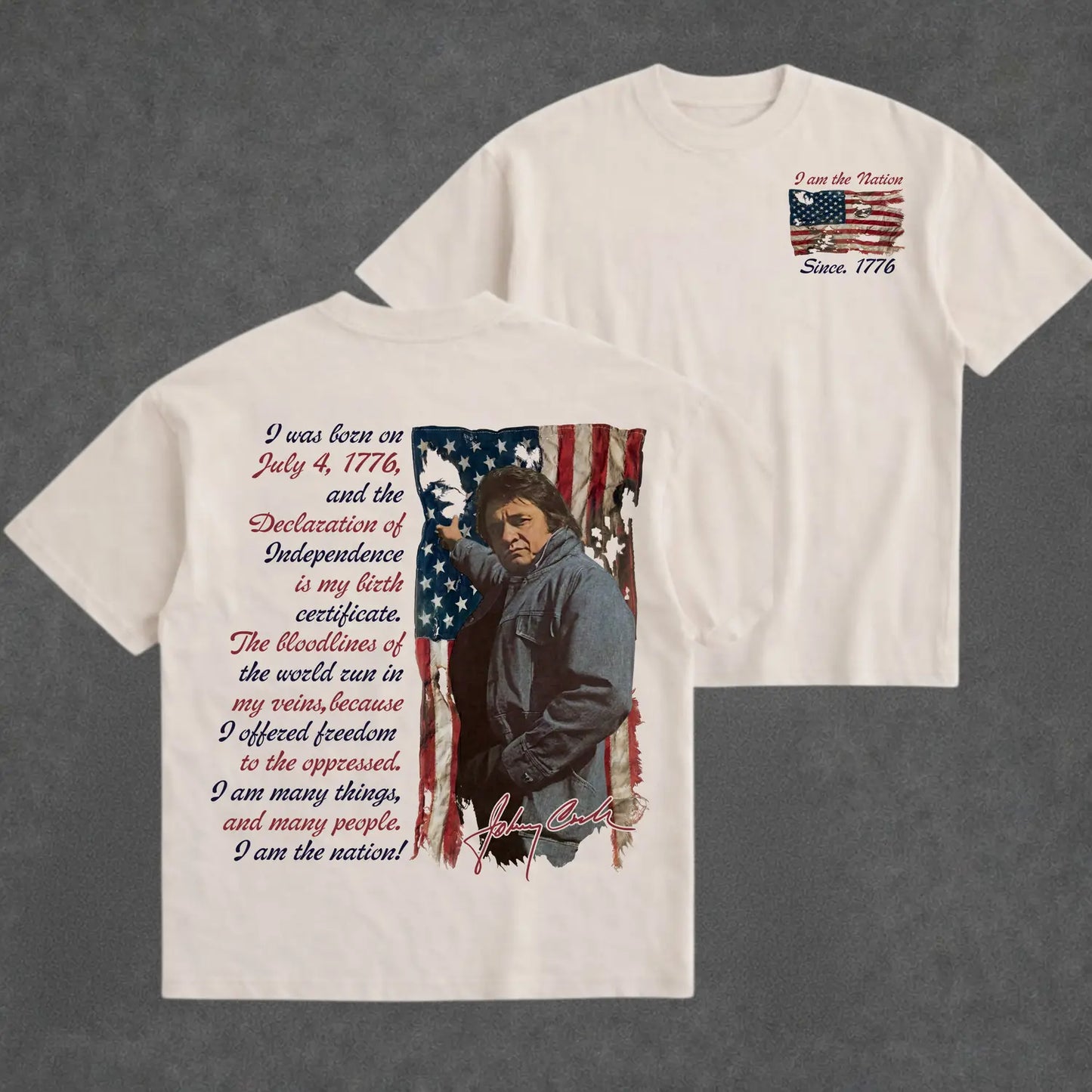 Vintage Nation Since 1776 T-Shirt / Sweatshirt / Hoodie