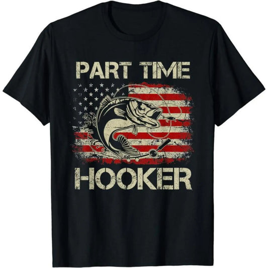 Patriotic Fishing Hooker T-Shirt / Sweatshirt / Hoodie