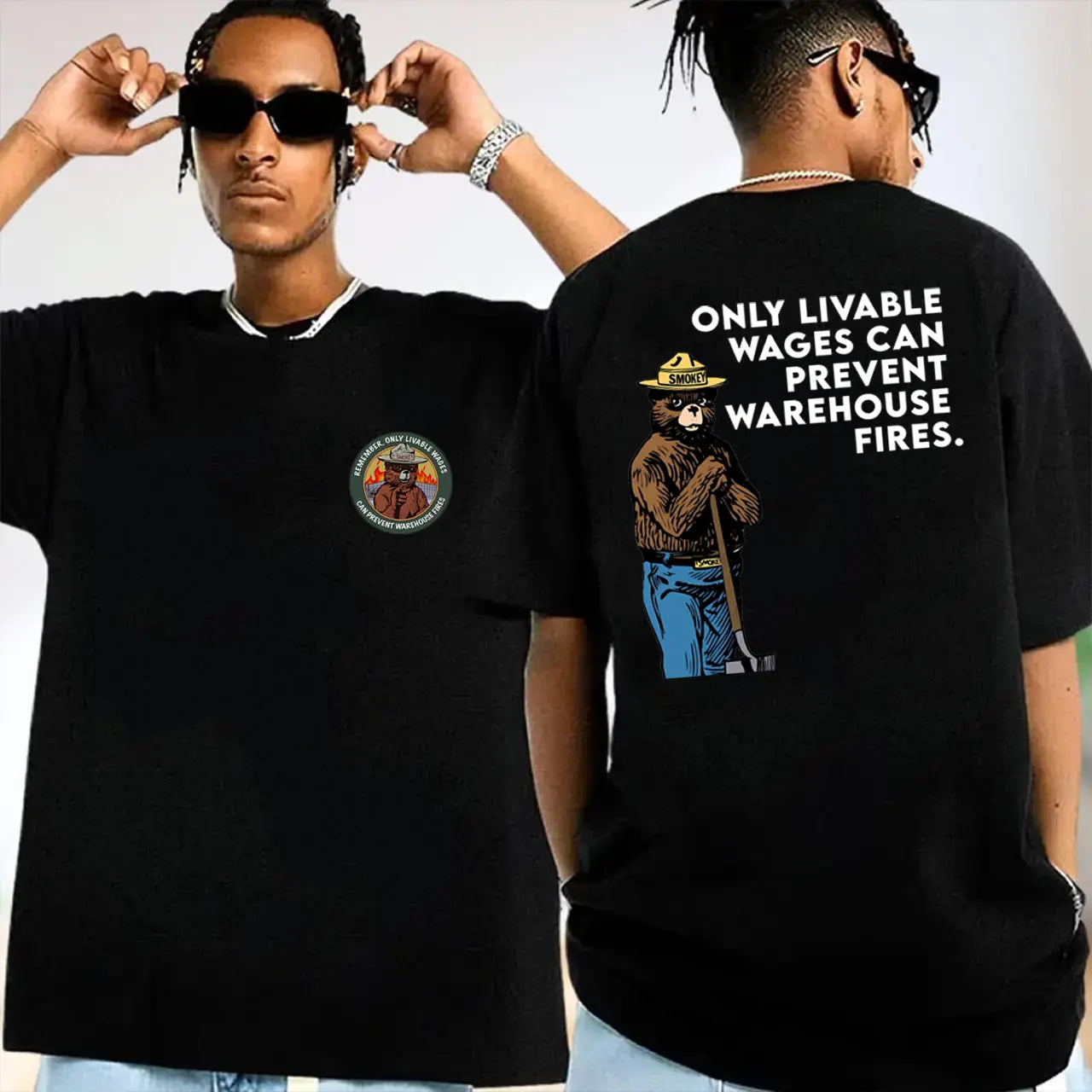 Smokey Bear Parody Graphic T-Shirt / Sweatshirt / Hoodie