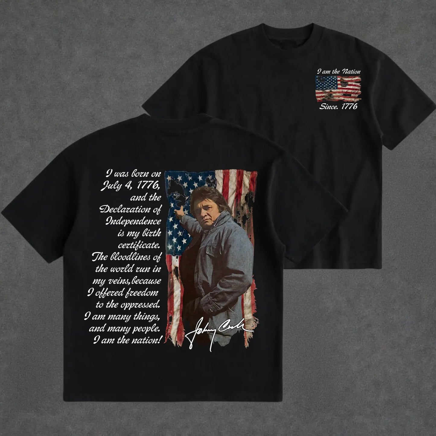Vintage Nation Since 1776 T-Shirt / Sweatshirt / Hoodie