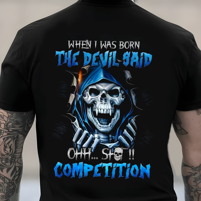 Skull Print Casual Streetwear T-Shirt / Sweatshirt / Hoodie